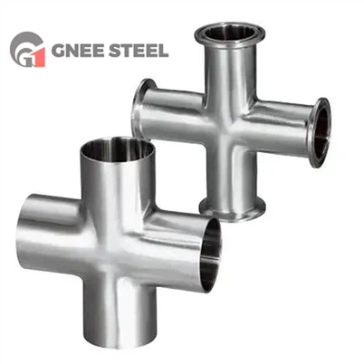 Čtyřcestná potrubní armatura z nerezové oceli třídy 440